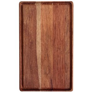 TRAMONTINA - Tabla de Corte Rectangular en Madera con Acabado Natural 33x20 cm