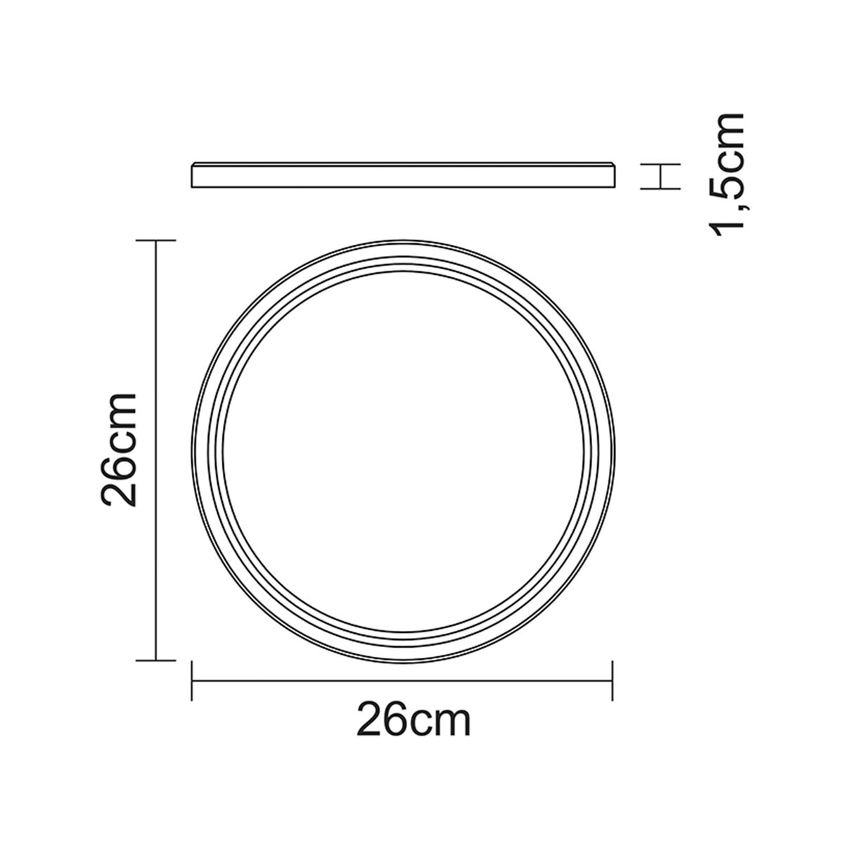 TRAMONTINA - Tabla/Plato para Asado, de Madera Teca y Acabado Natural, para Cortar Carne y Servir, Diseño Moderno, Tamaño de 26 cm diámetro - Imagen 7