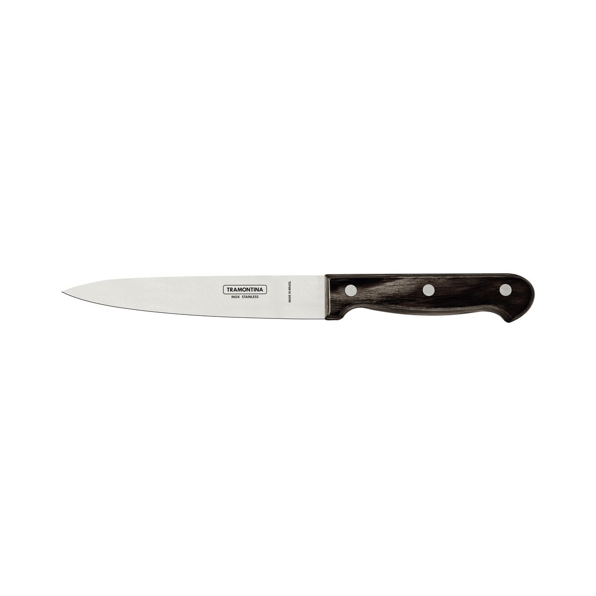 TRAMONTINA - Cuchillo de cocina 6" - Polywood castaño
