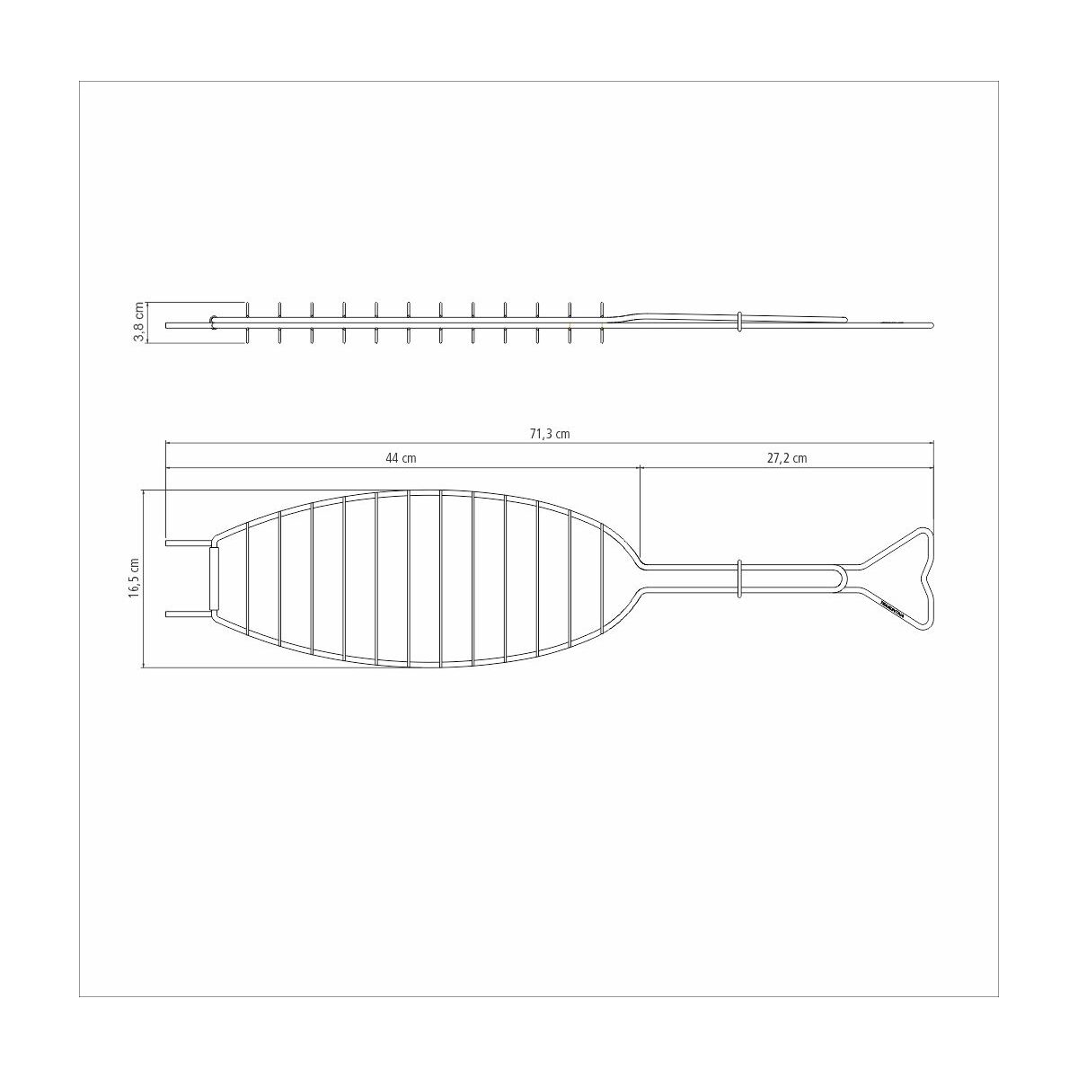 TRAMONTINA - Parrilla para pescados - Churrasco - Imagen 5