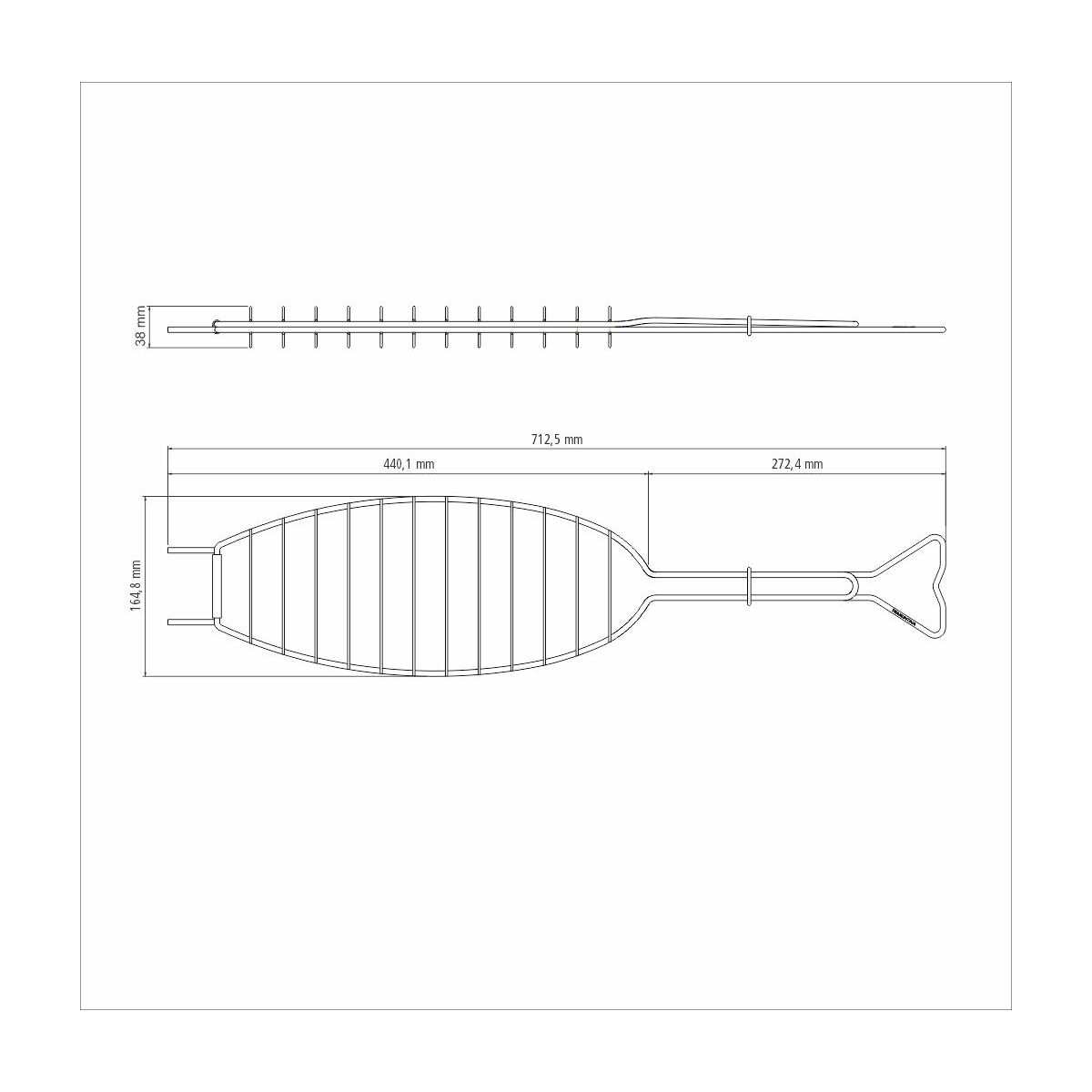TRAMONTINA - Parrilla para pescados - Churrasco - Imagen 6