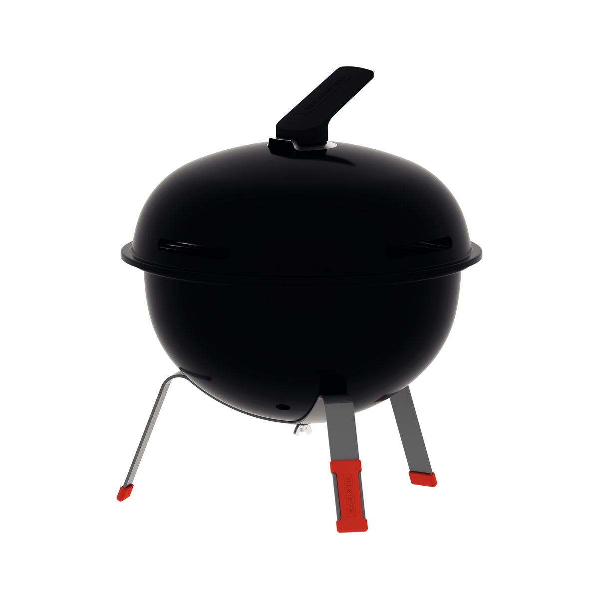 TRAMONTINA - Parrilla de Carbón Portátil Churrasco TCP-320L, con Tapa, Tamaño de 44 cm