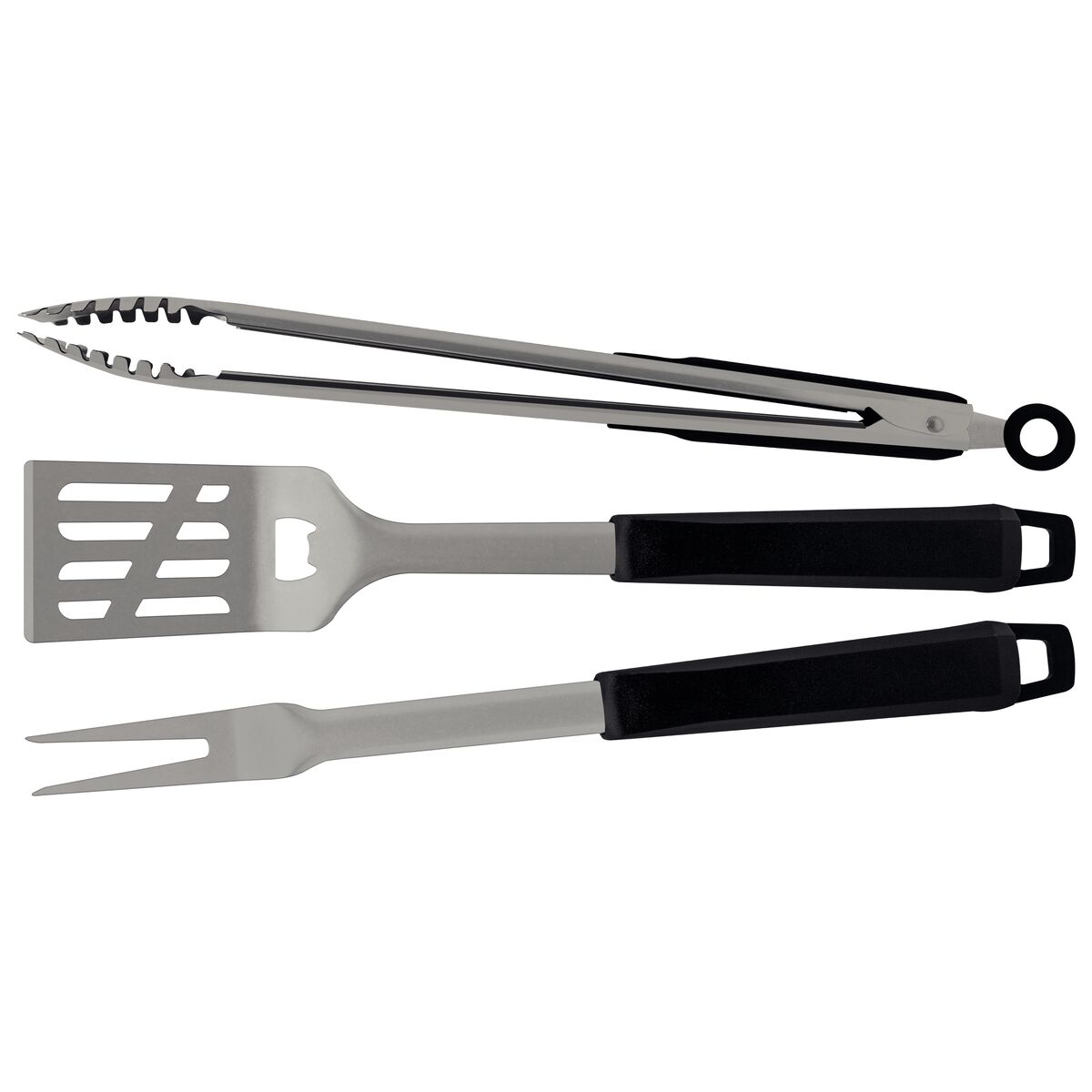 TRAMONTINA - Juego de utensílios para asado 3pzas. - Black Collection - Imagen 2
