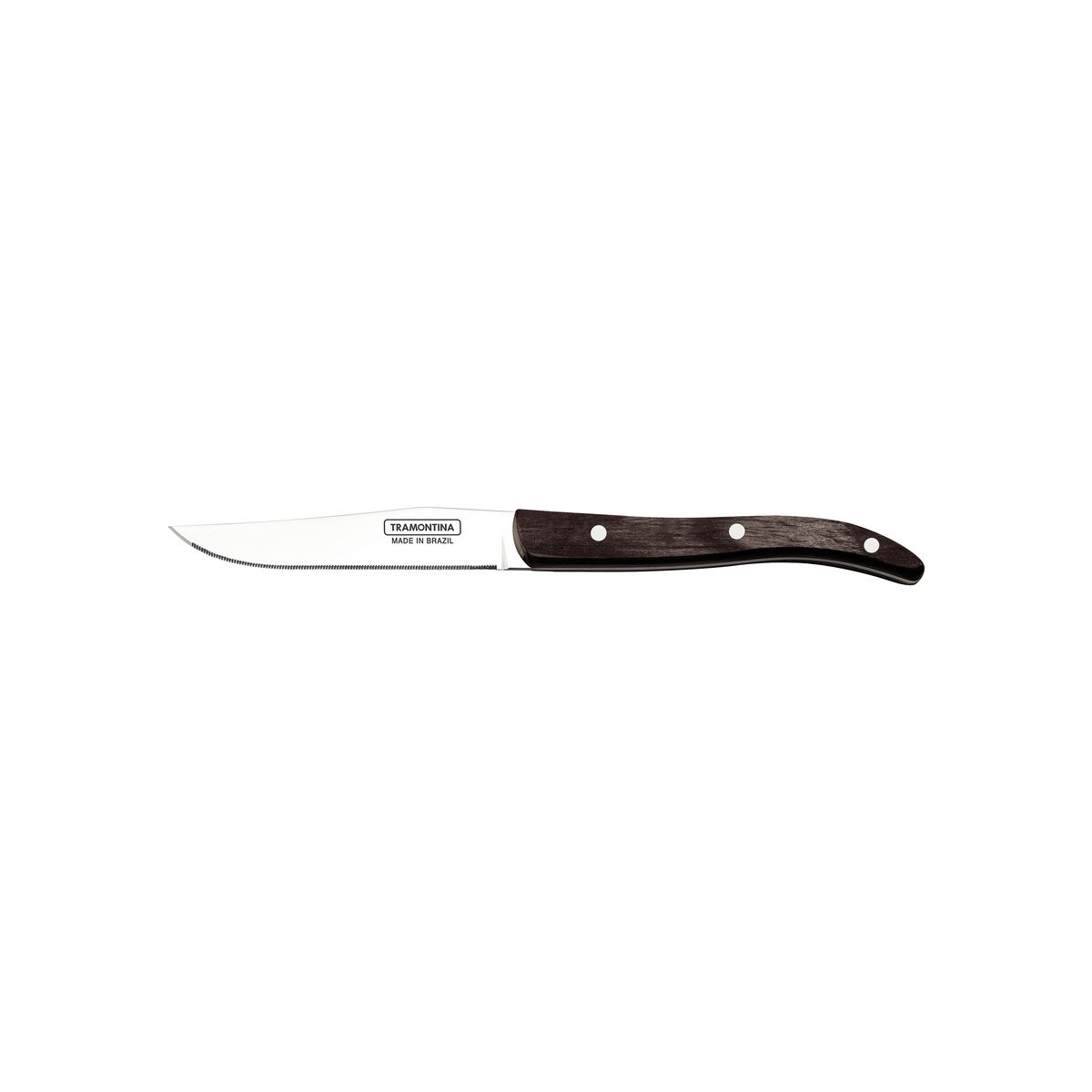 TRAMONTINA - Cuchillo para asado 12 pzas. - Polywood castaño
